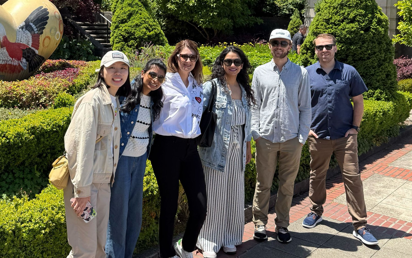 The P2P team on a summer outing